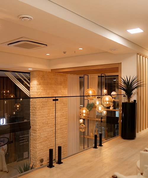 Interior da clínica